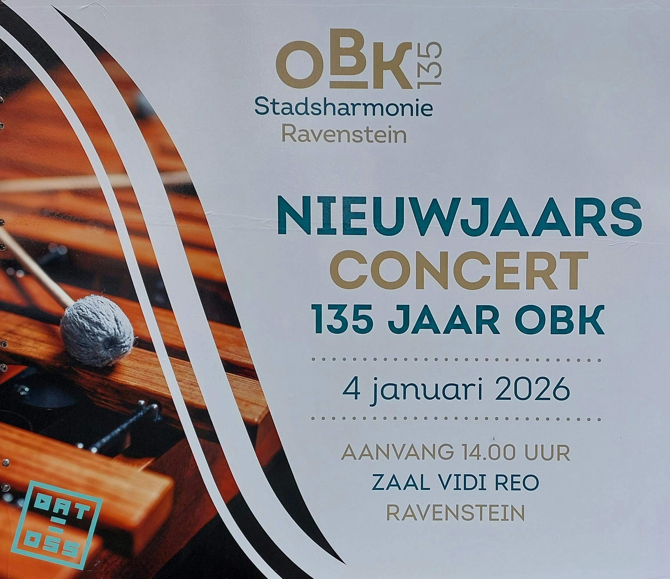 Nieuwjaarsconcert OBK Stadsharmonie Ravenstein