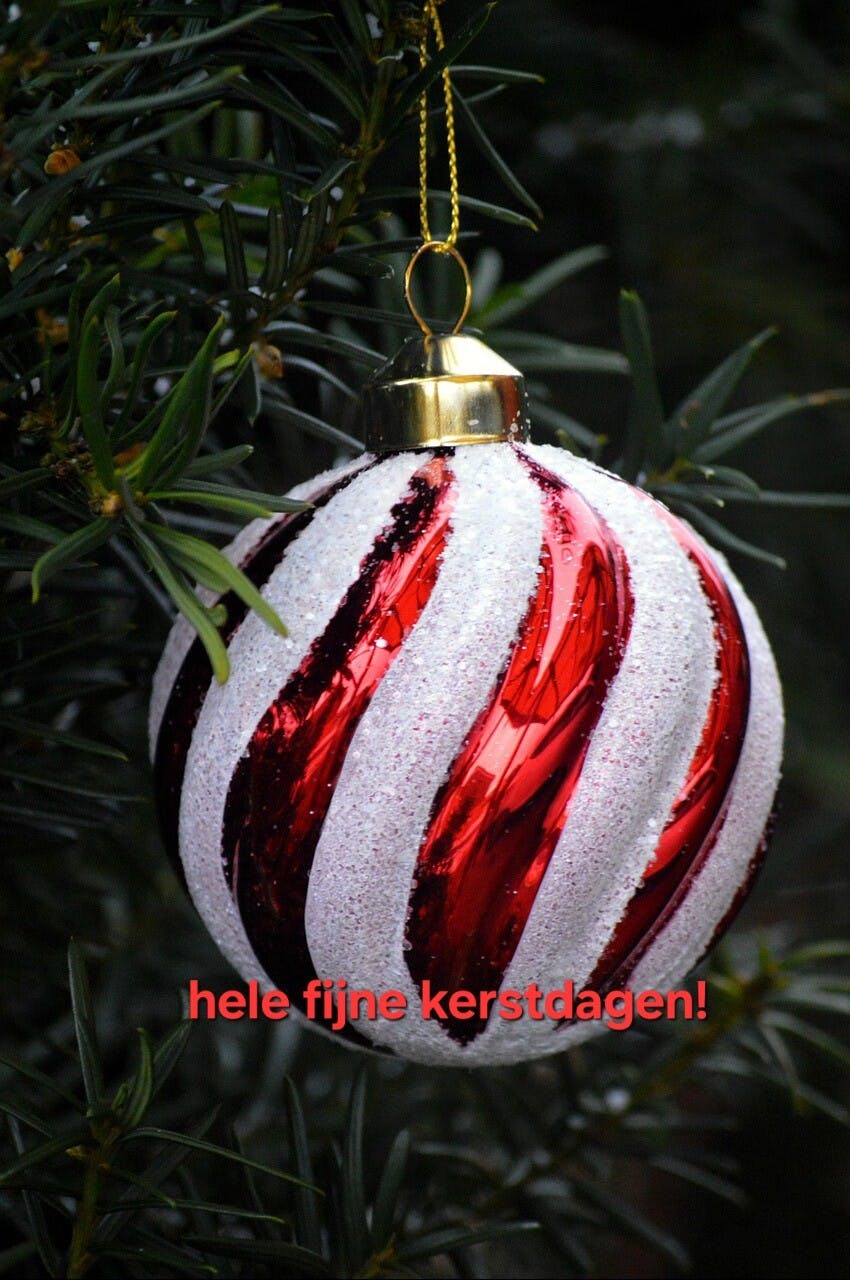 Fijne kerstdagen!