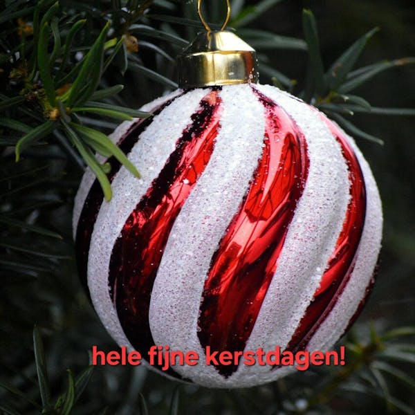 Fijne kerstdagen!