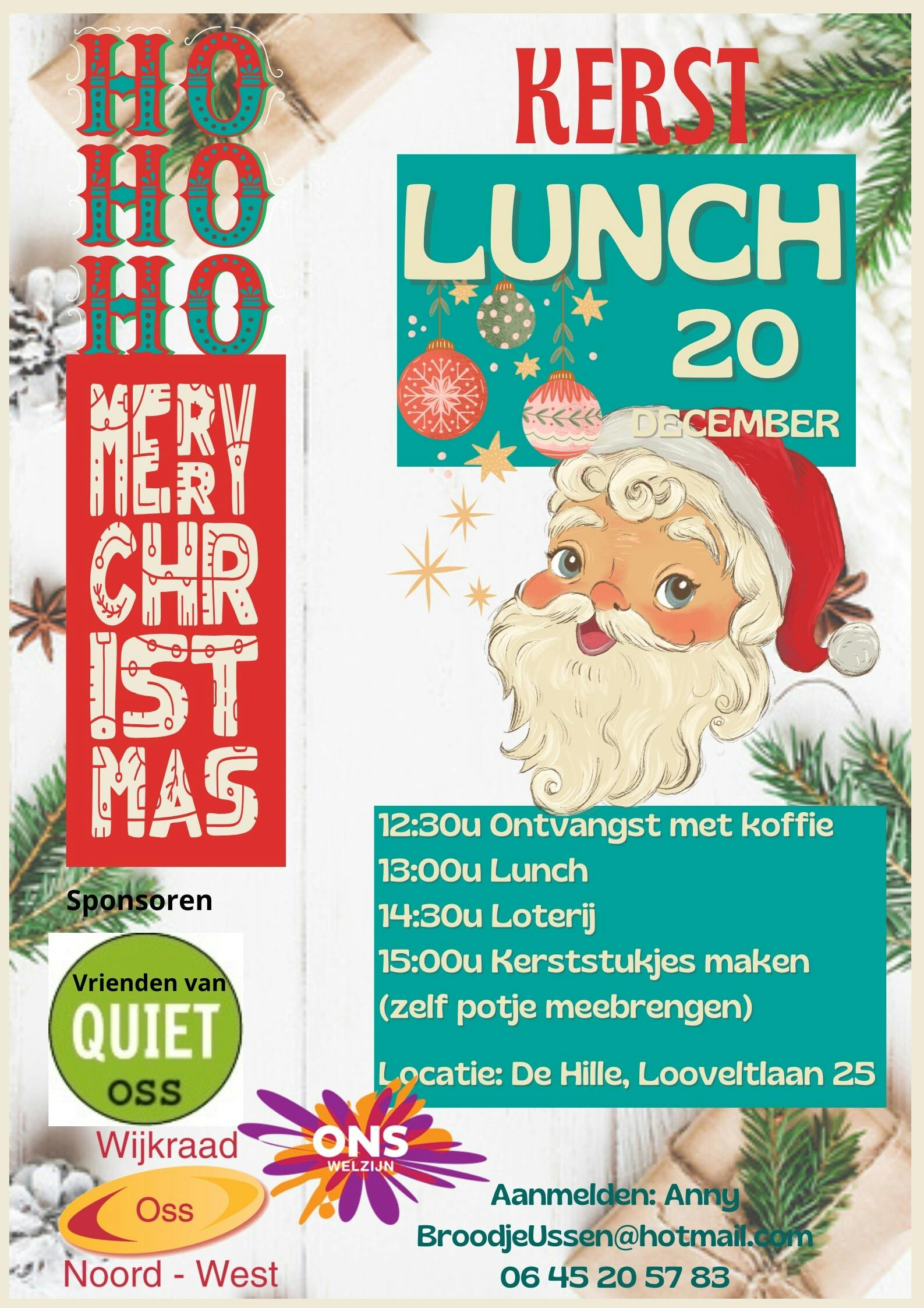 Kerstlunch brengt wijk samen