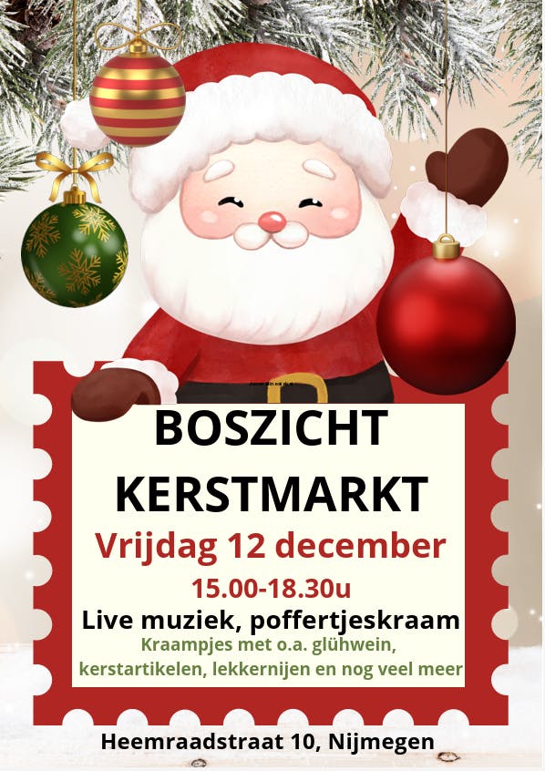 Beleef de kerstmarkt in Boszicht