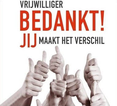 Nationale Vrijwilligersdag 7 december 2025