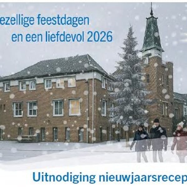 Uitnodiging nieuwjaarsreceptie