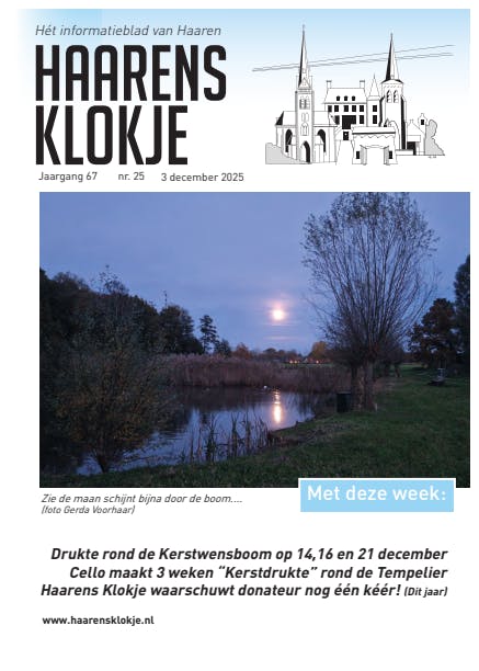 Haarens Klokje 3 december 2025