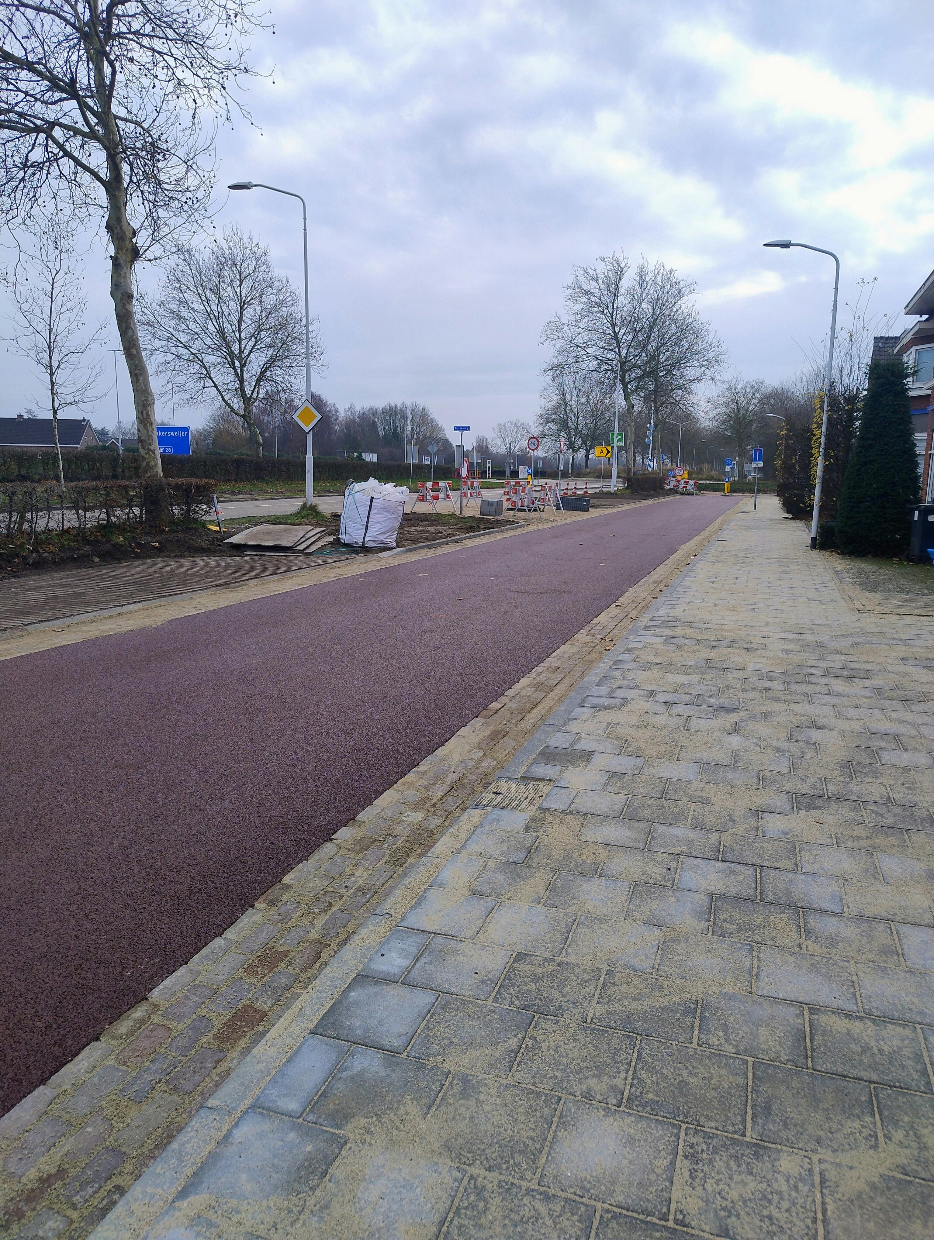 Bosseweg is een fietspad geworden