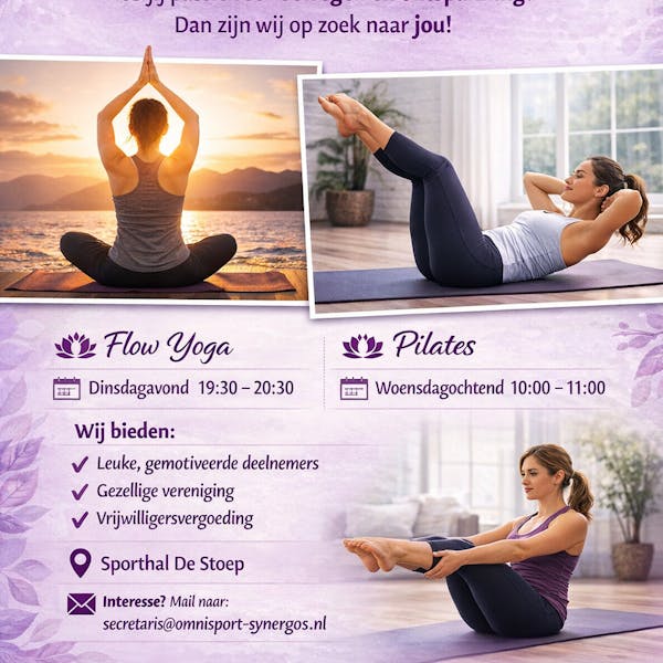 Sluit je aan bij ons sportteam