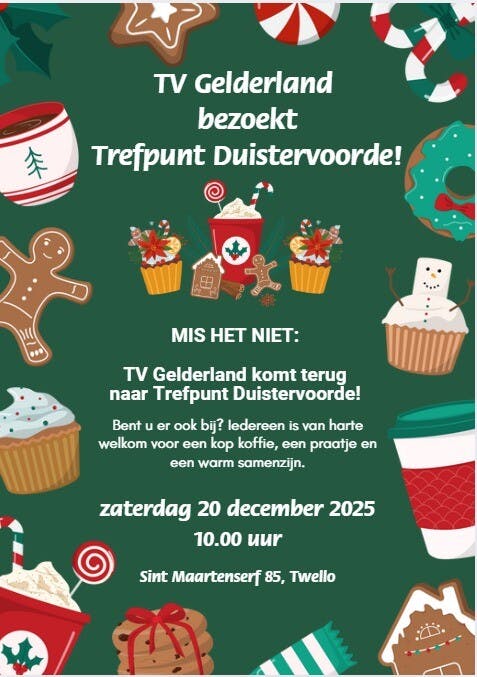 Breaking news uit Duistervoorde; Omroep Gelderland komt op bezoek! 