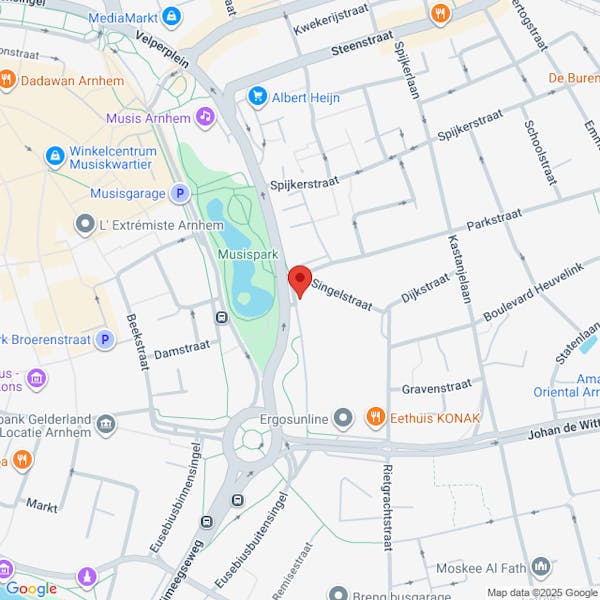 ODRA Gemeente Arnhem - Besluit Omgevingsvergunning - Eusebiusbuitensingel 16 in Arnhem