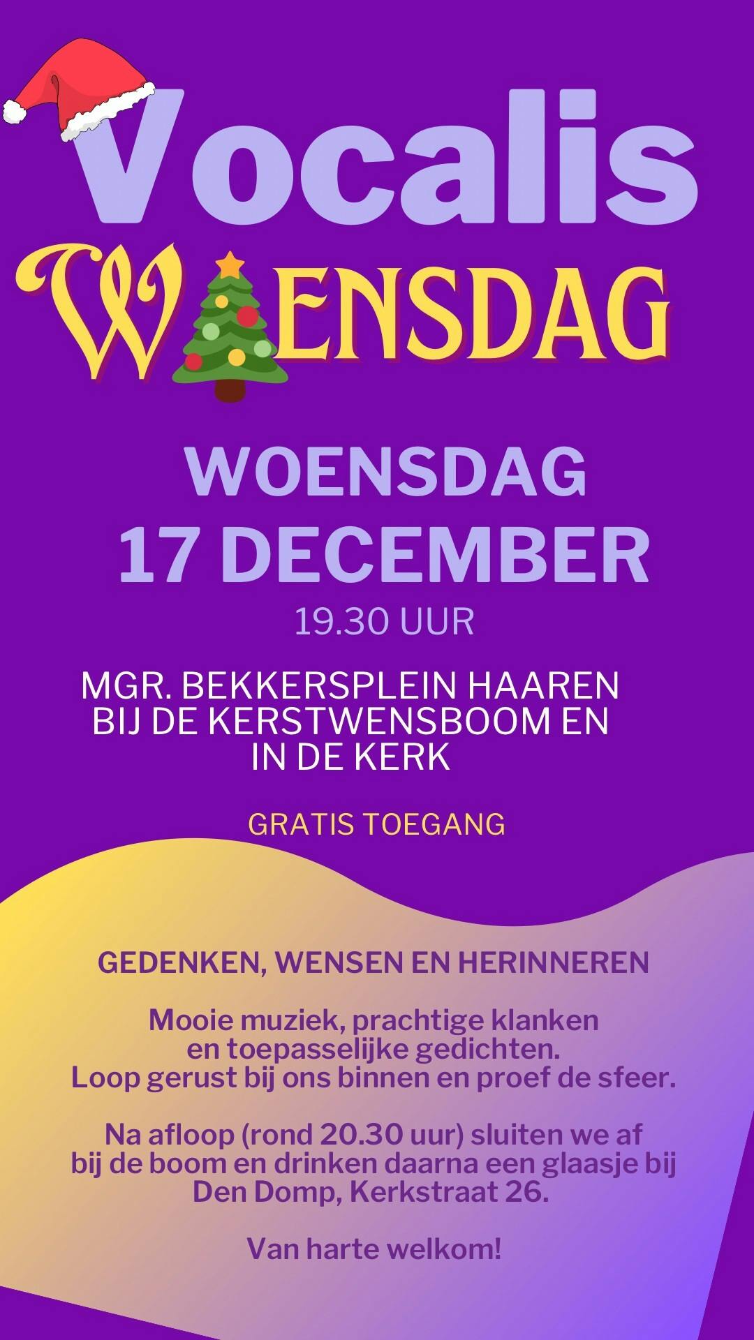 Vocalis Wens Woensdag