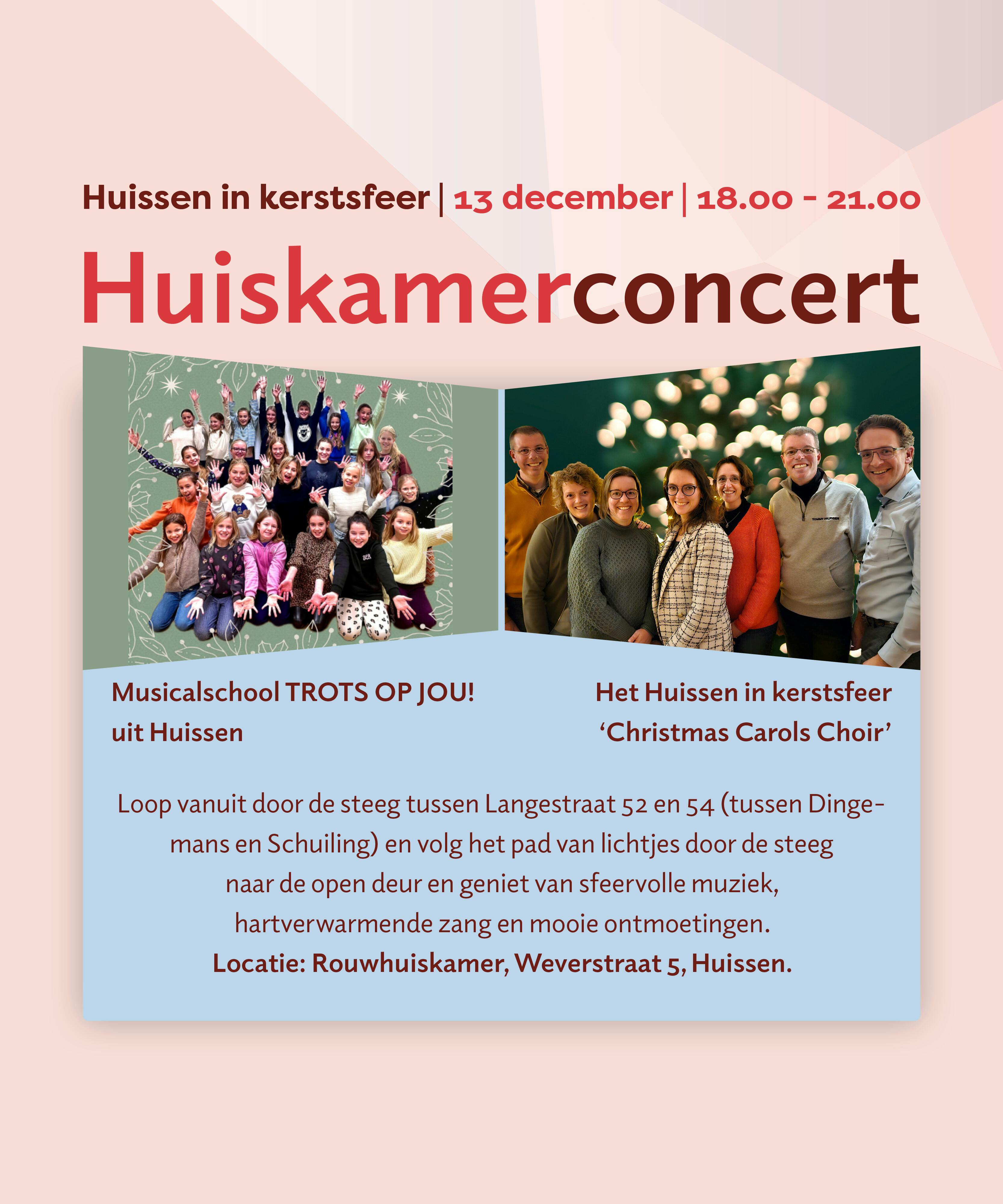 Muziek, sfeer en gezelligheid in Rouwhuiskamer Tumulus tijdens Huissen in kerstsfeer