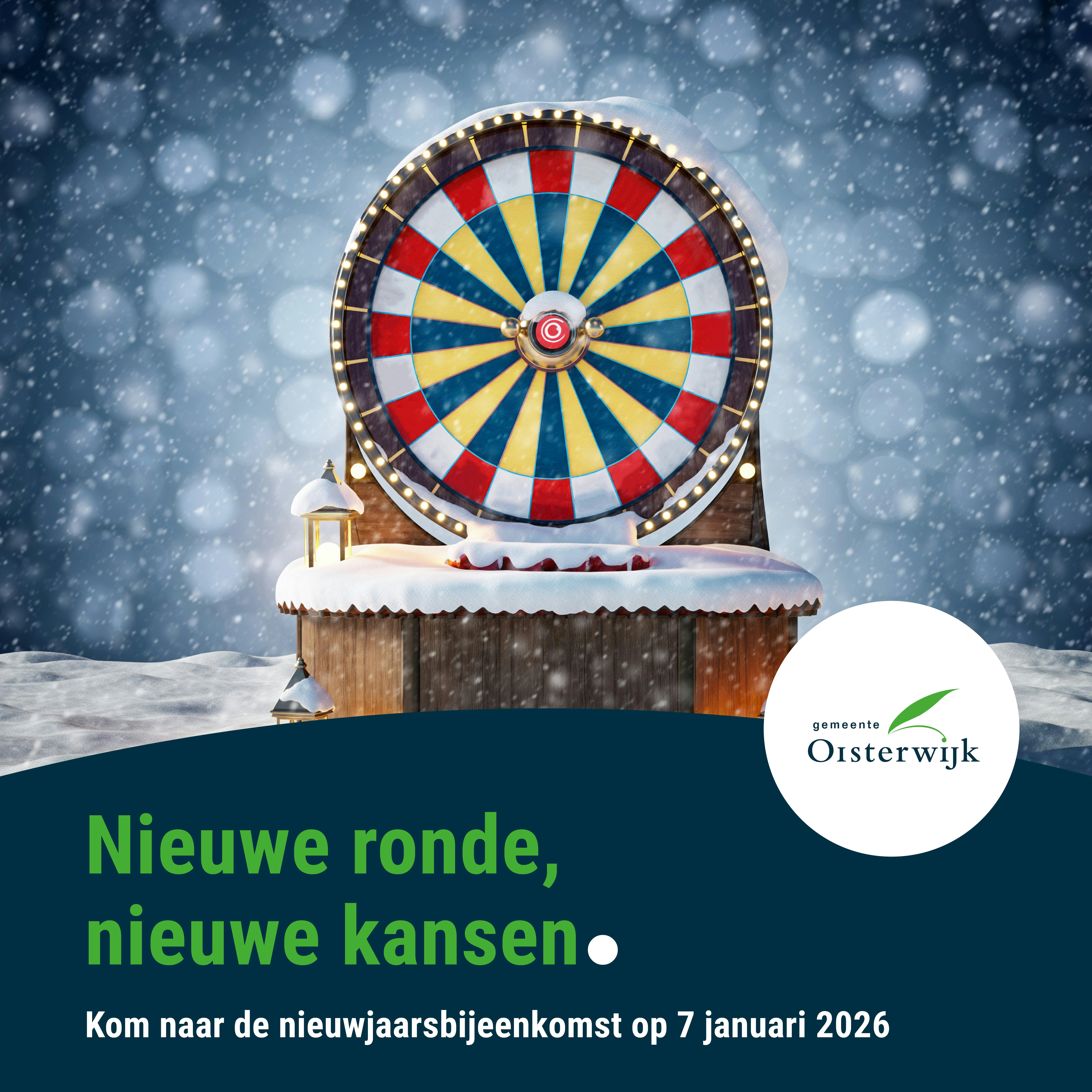 Nieuwjaarsbijeenkomst op woensdag 7 januari in Den Boogaard in Moergestel 