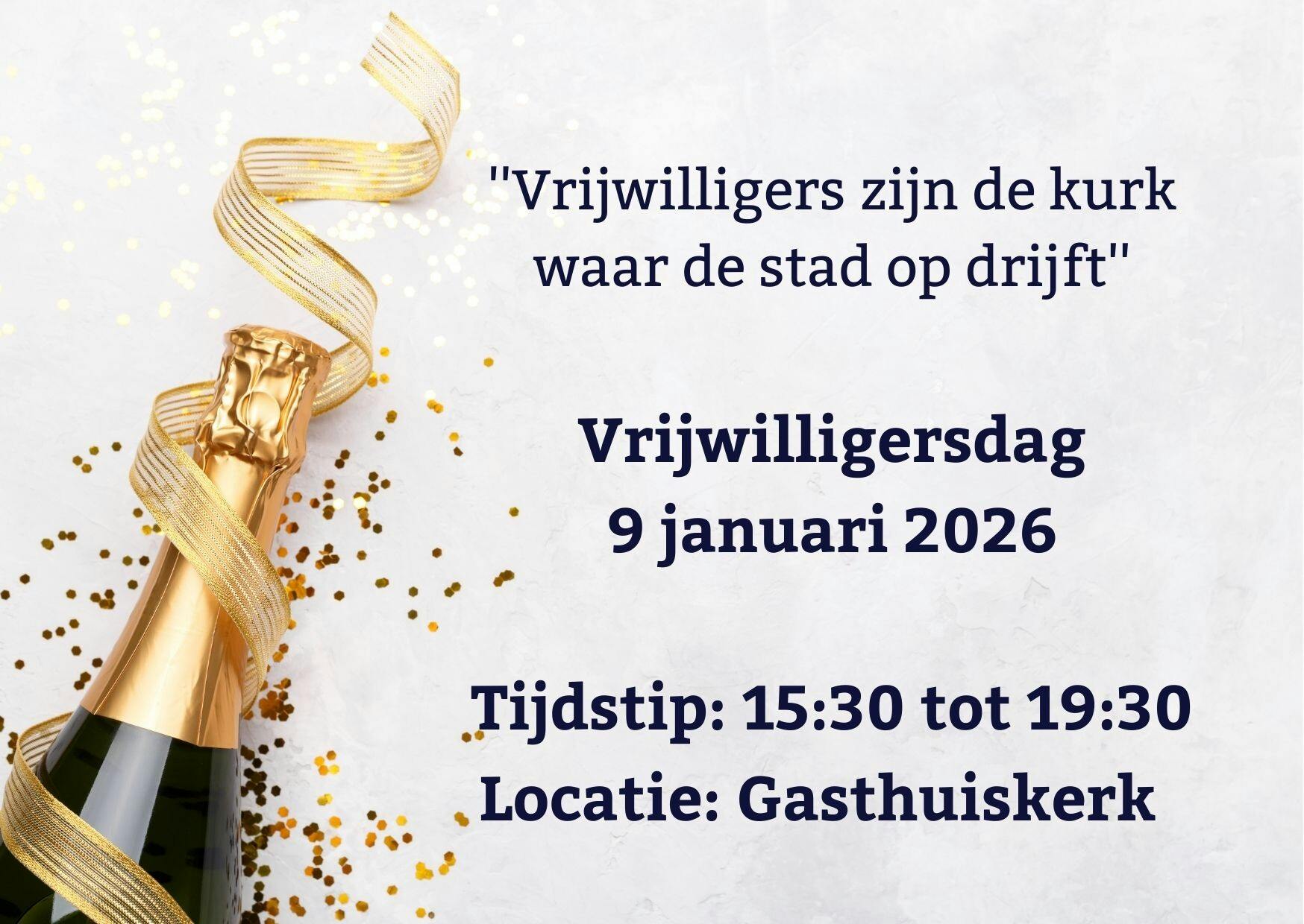 Kom naar de Vrijwilligersdag!