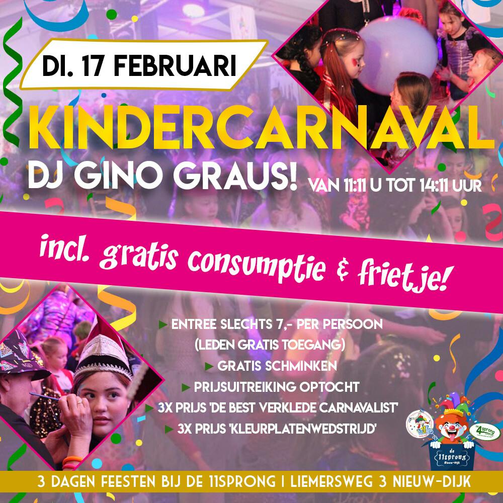 Carnaval | Kindercarnaval in De 11sprong | Dinsdagochtend