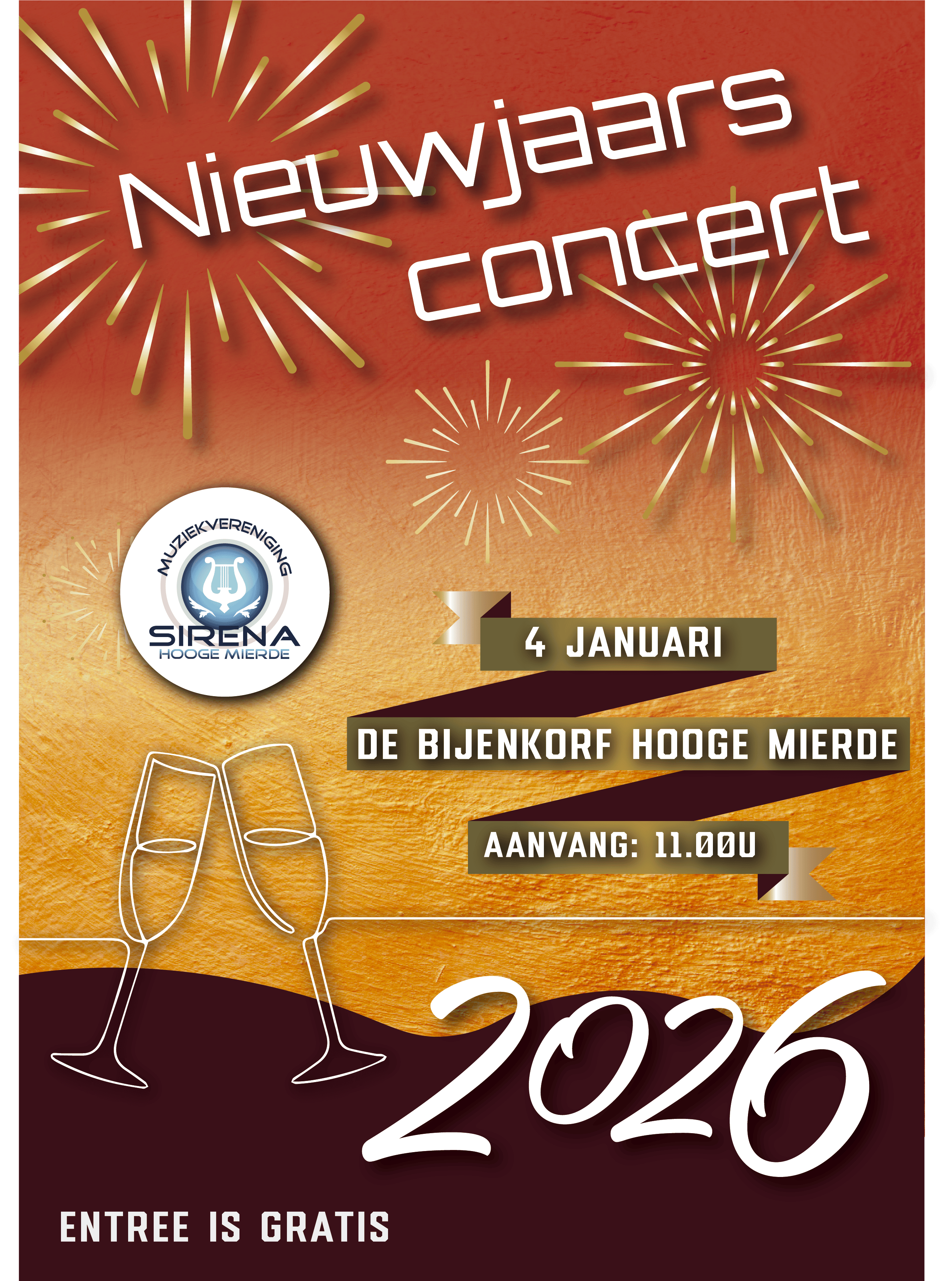 Nieuwjaarsconcert Sirena