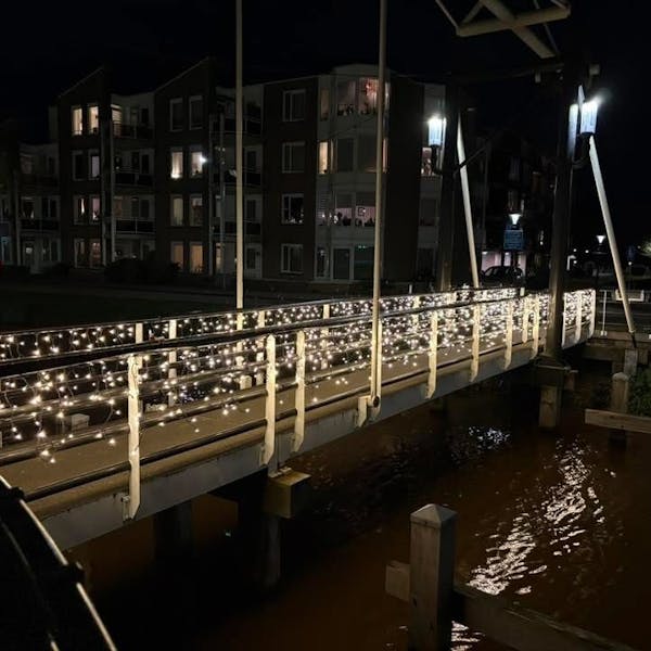 Bruggen verlicht