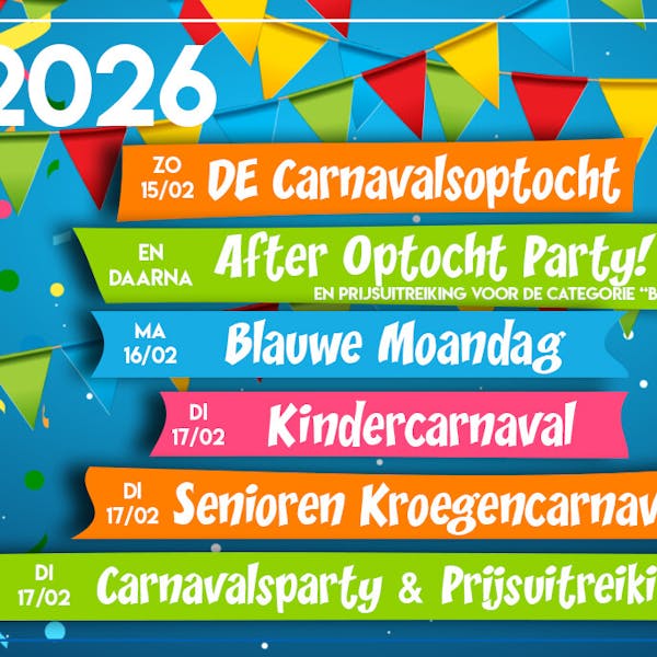 Carnavalsparty bij De 11sprong | Dinsdag