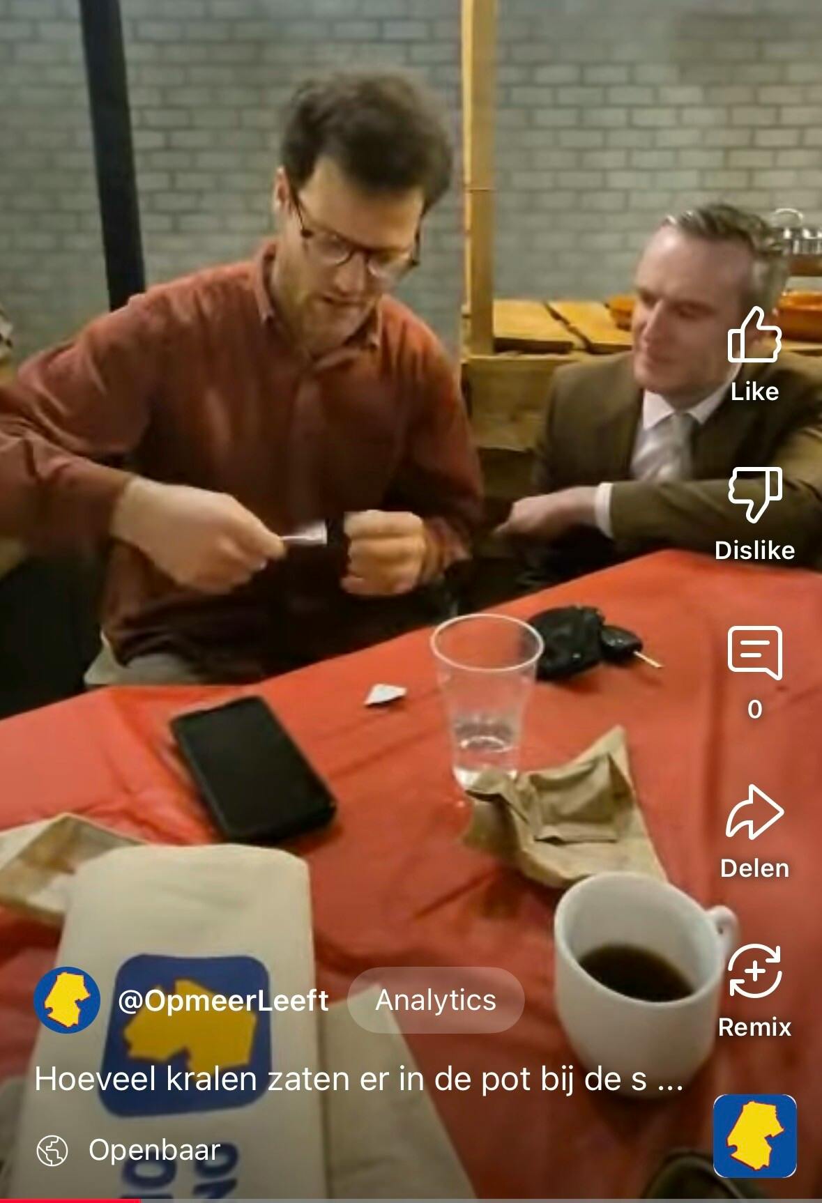 Hoeveel kralen zaten er in de pot op de Stand van Opmeerleeft 