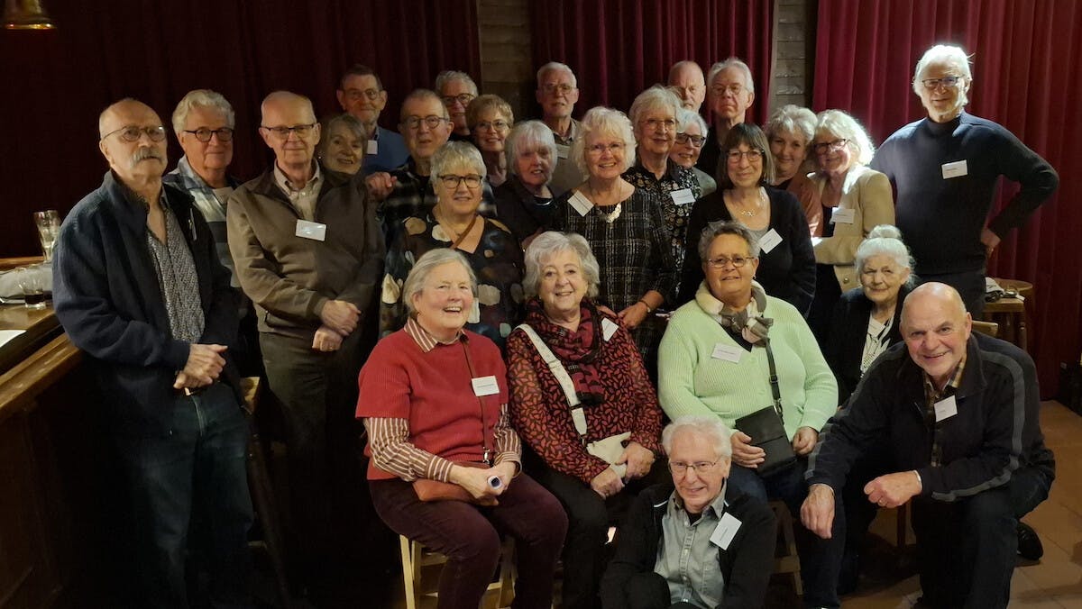 Reünie van het Christo-koor (1968) in 't Haantje