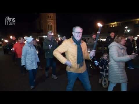Fakkel optocht in Haaren
