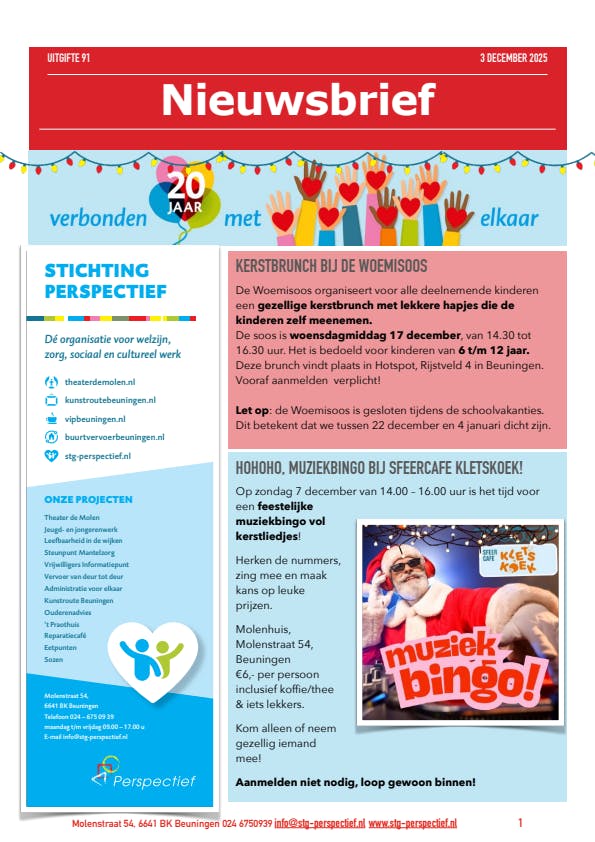 Nieuwsbrief 91 Stichting Perpsectief