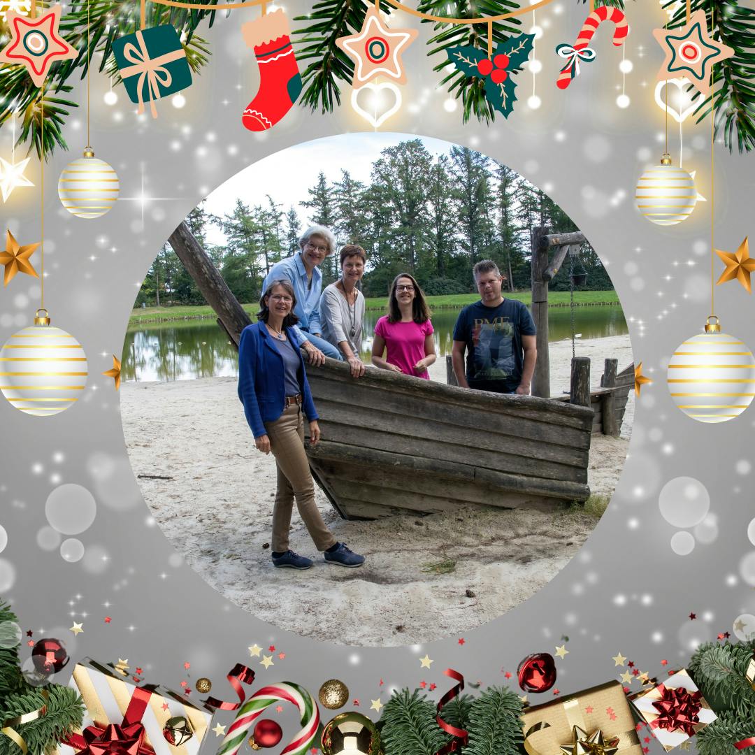 Warme kerstgroet van de buurtverbinders