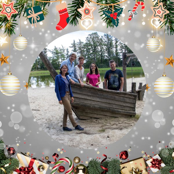 Warme kerstgroet van de buurtverbinders