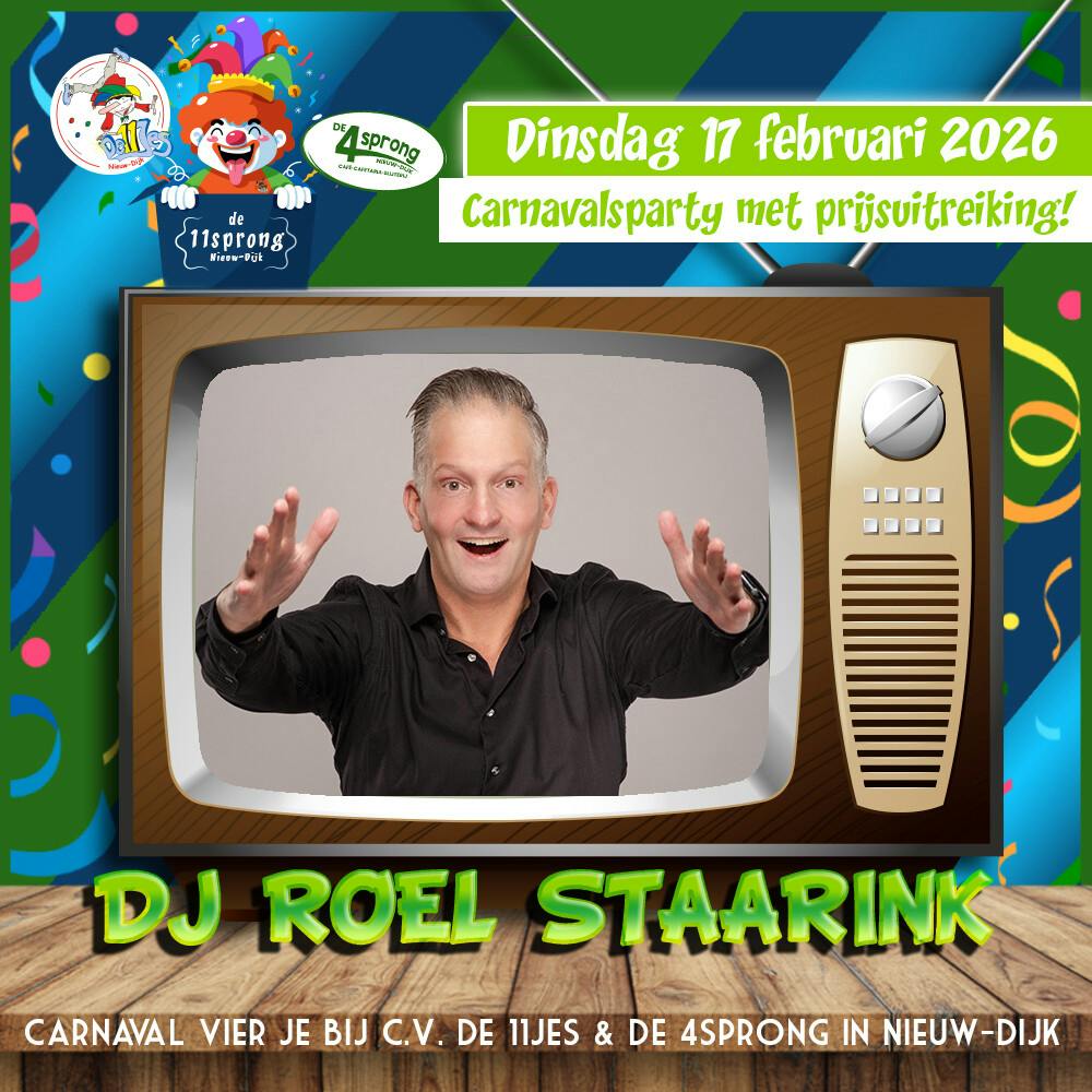Carnavalsparty bij De 11sprong | Dinsdag