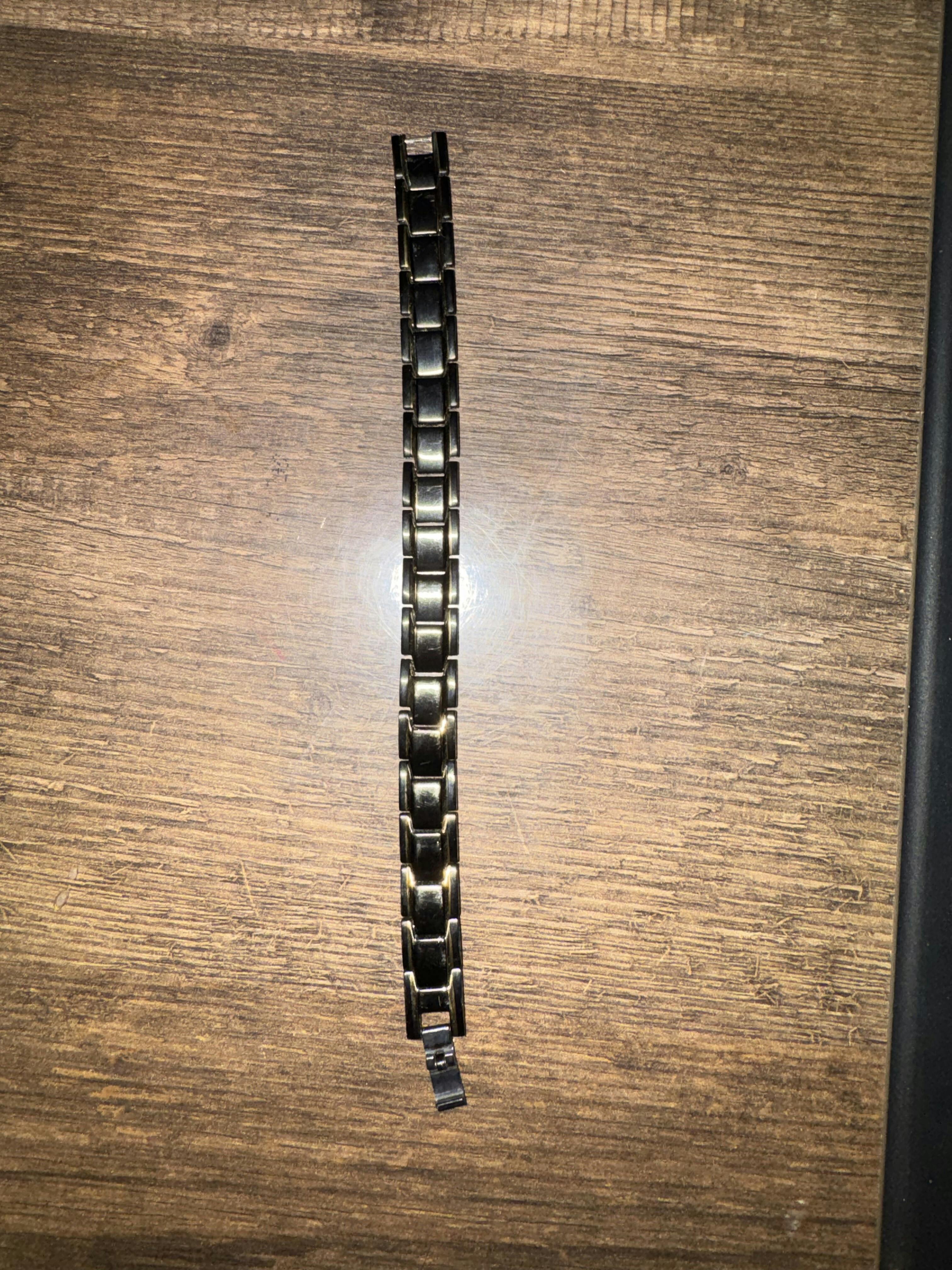 Zwart gouden armband