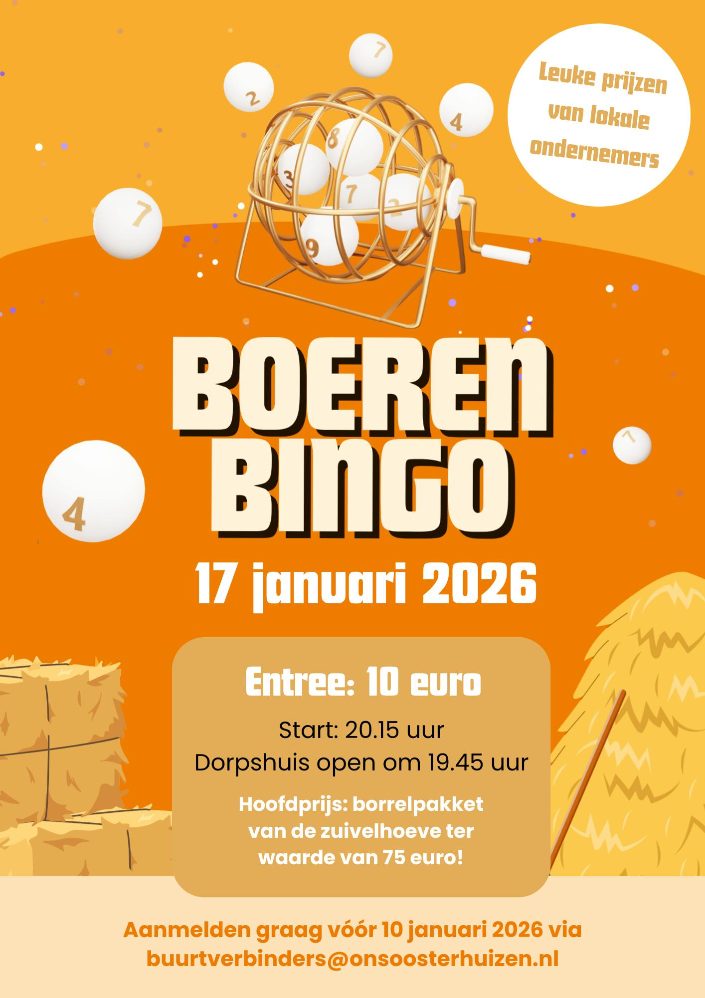 Doe mee met de Boerenbingo 17 januari!