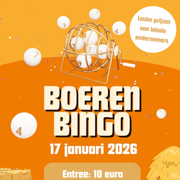 Doe mee met de Boerenbingo 17 januari!
