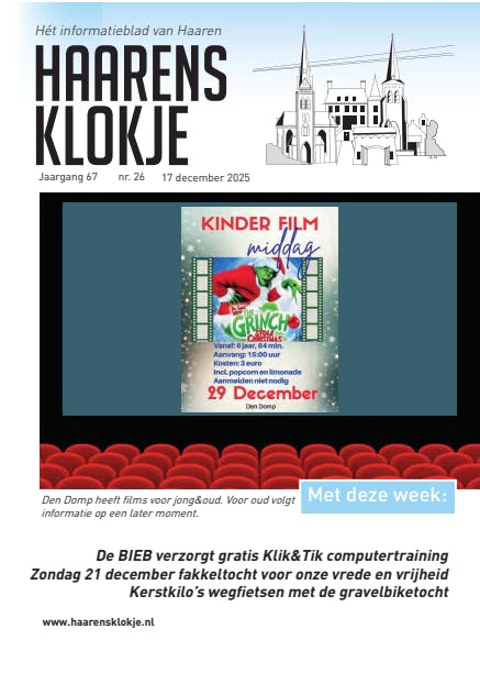 Haarens Klokje 17 december 2025