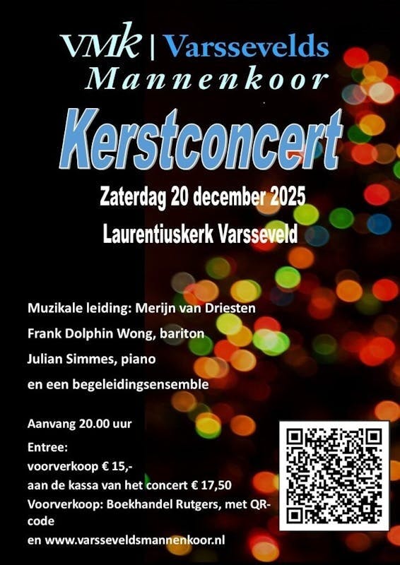 Kerstconcert Varssevelds Mannenkoor