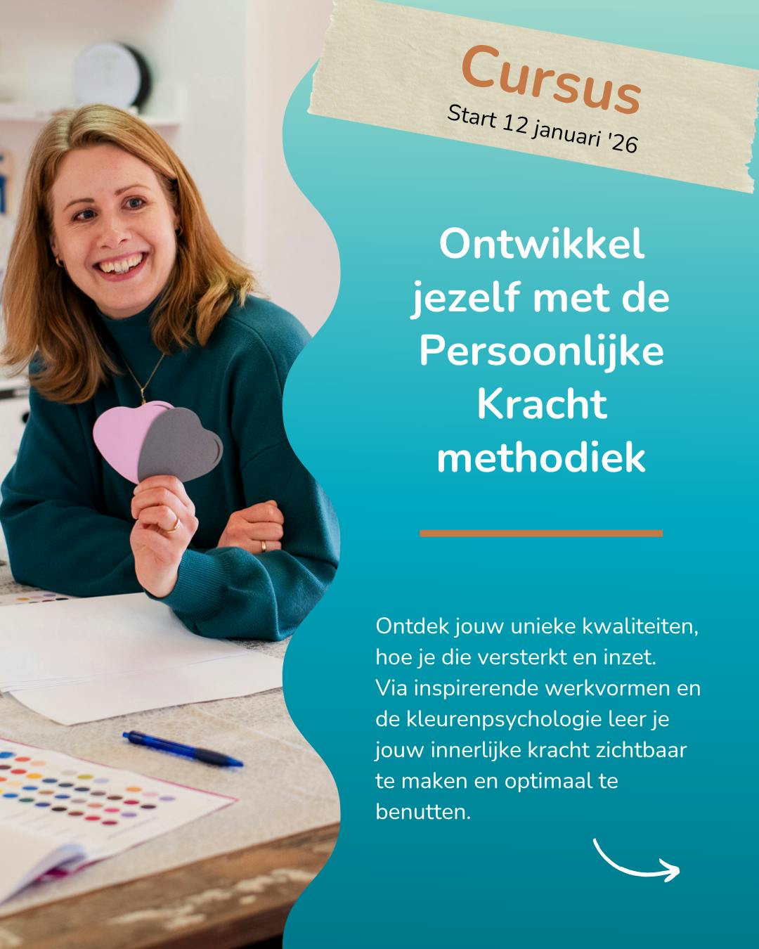 Cursus; Ontwikkel jezelf met de Persoonlijke Kracht methodiek