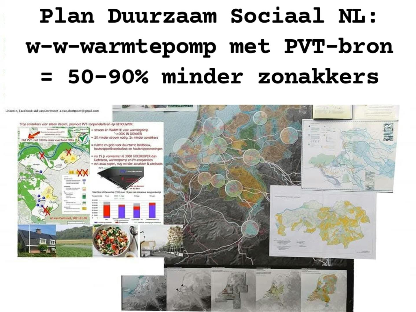 Ministeries en Provincie komen Plan Duurzaam Sociaal NL bekijken op Gelderselaan 24; stroomzuinigste water-water-warmtepomp met stille PVT-panelenbron waardoor 50-90% minder zonakkers, windmolens en stroomnet 