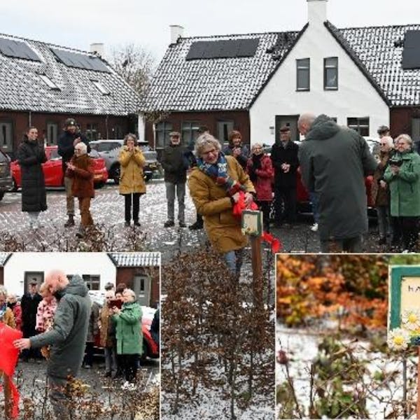 Eerbetoon voor initiator van 't Hofje in Ledeacker
