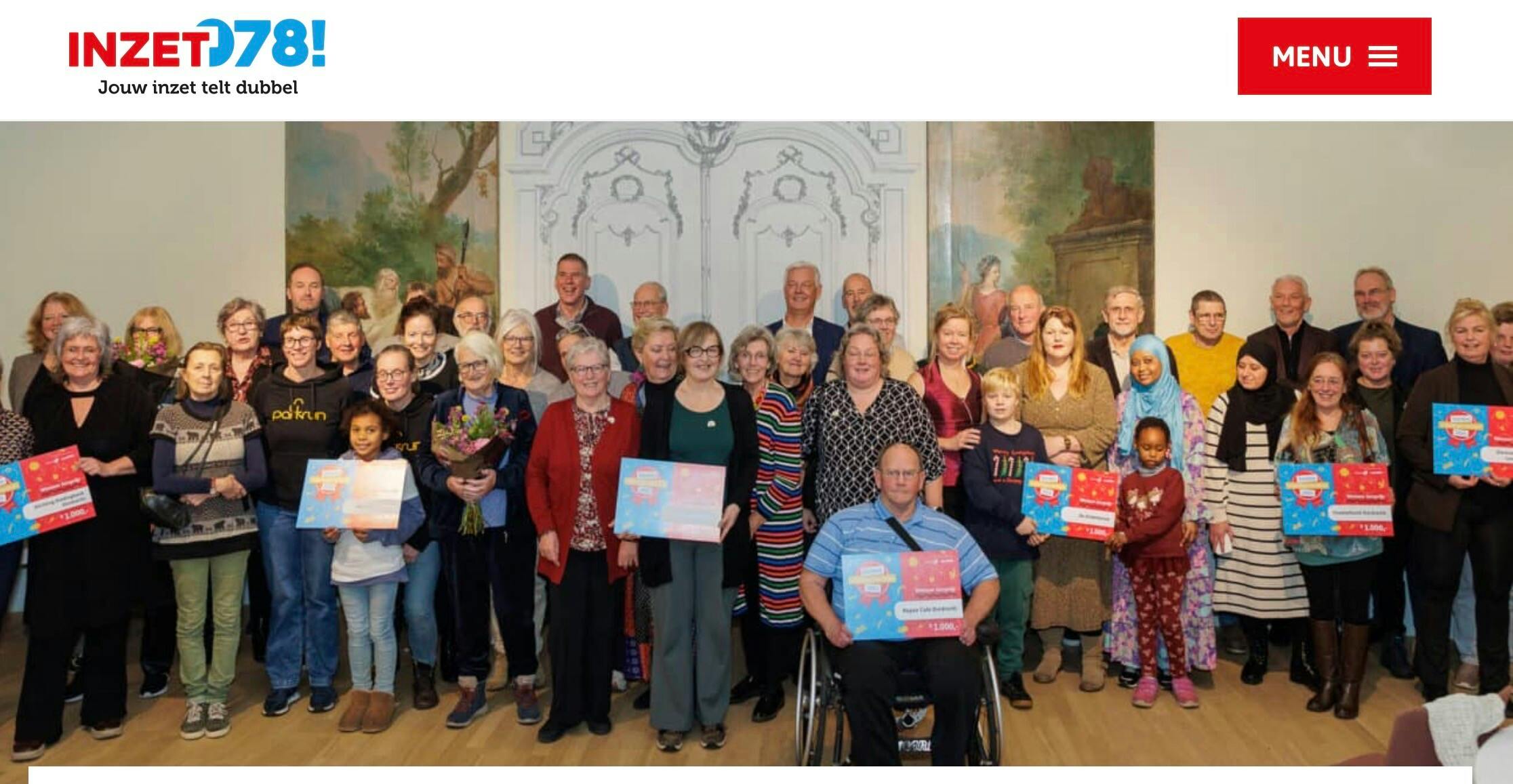 De Zolderkamer wint één van de Vrijwilligersprijzen