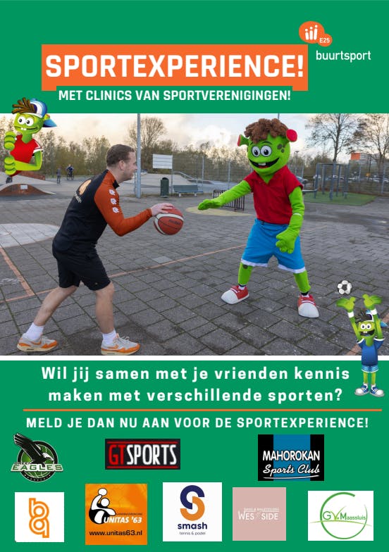 Sportexperience Groep 3/4: Ontdek nieuwe sporten!