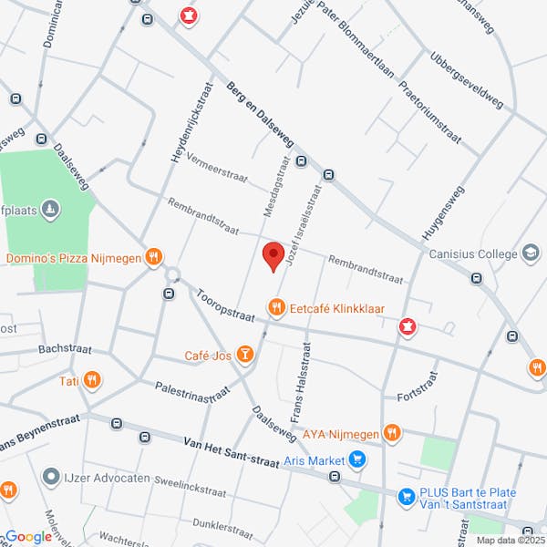 Aanvraag bouwobjectenvergunning voor Plaatsen puinbak Jozef Israëlsstraat 48 Nijmegen van 14-10-25 t/m 31-03-26