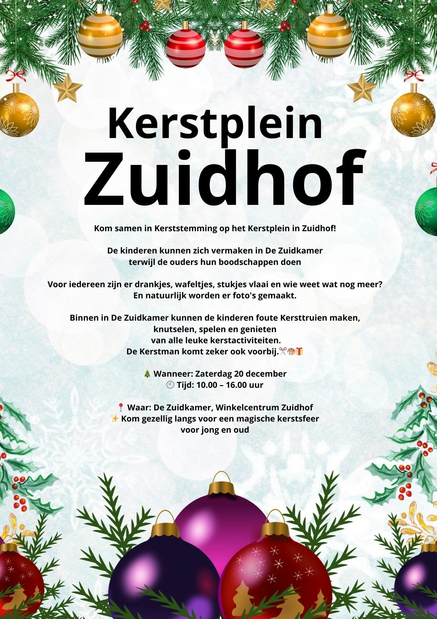 Beleef de feestelijke sfeer op ons Kerstplein