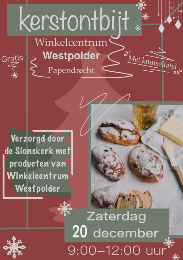 Geniet van een gratis kerstontbijt