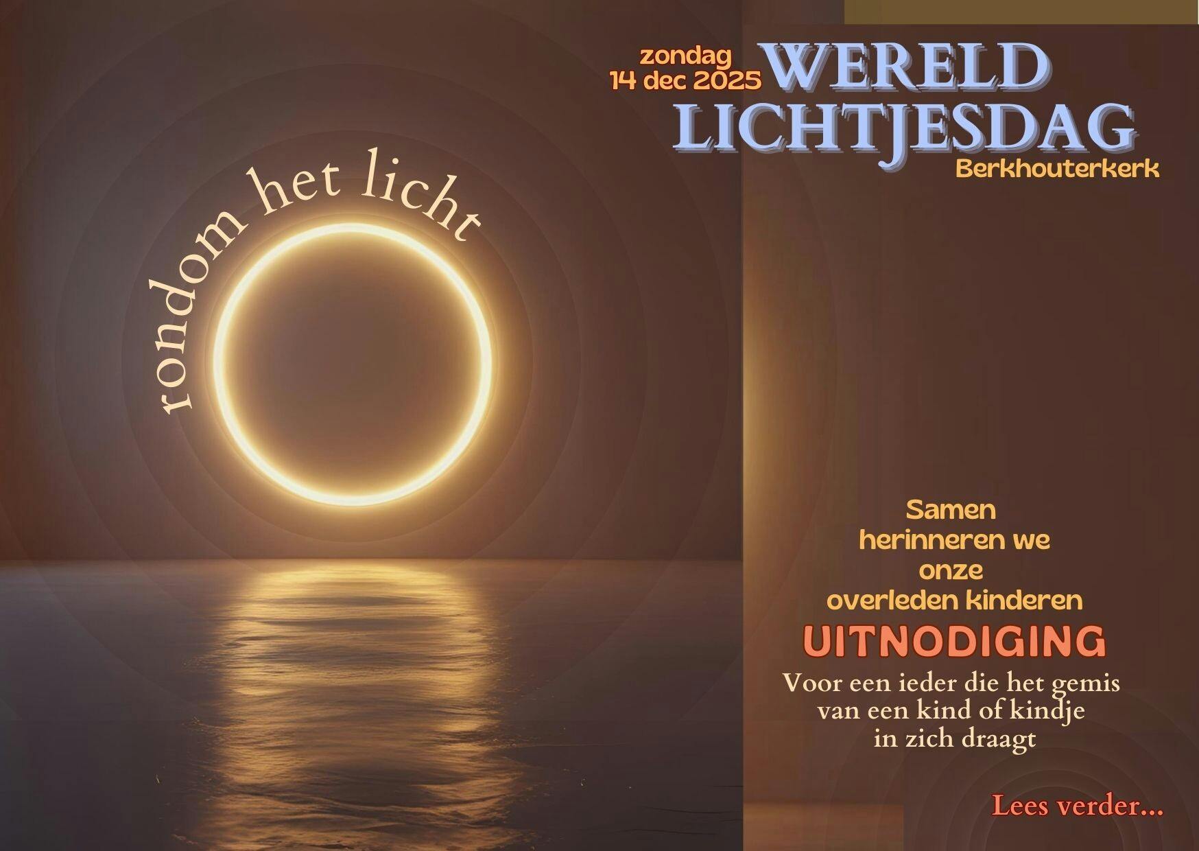 Samen herdenken  - Wereldlichtjesdag 14 december Berkhouterkerk 