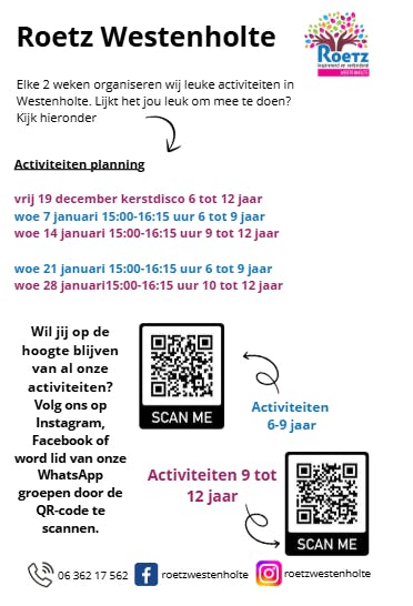 Activiteiten in het anker 