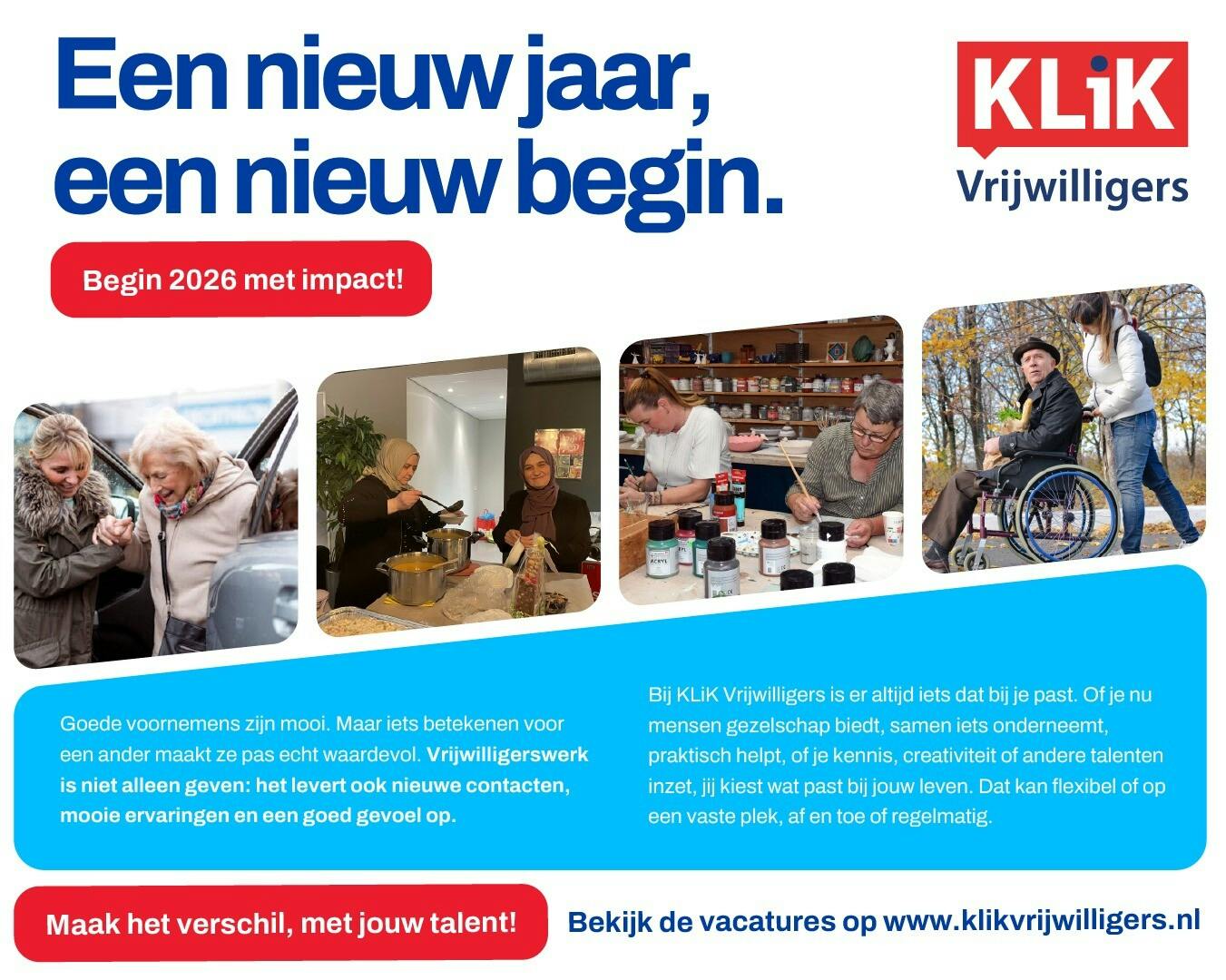 Maak het verschil, met jouw talent!