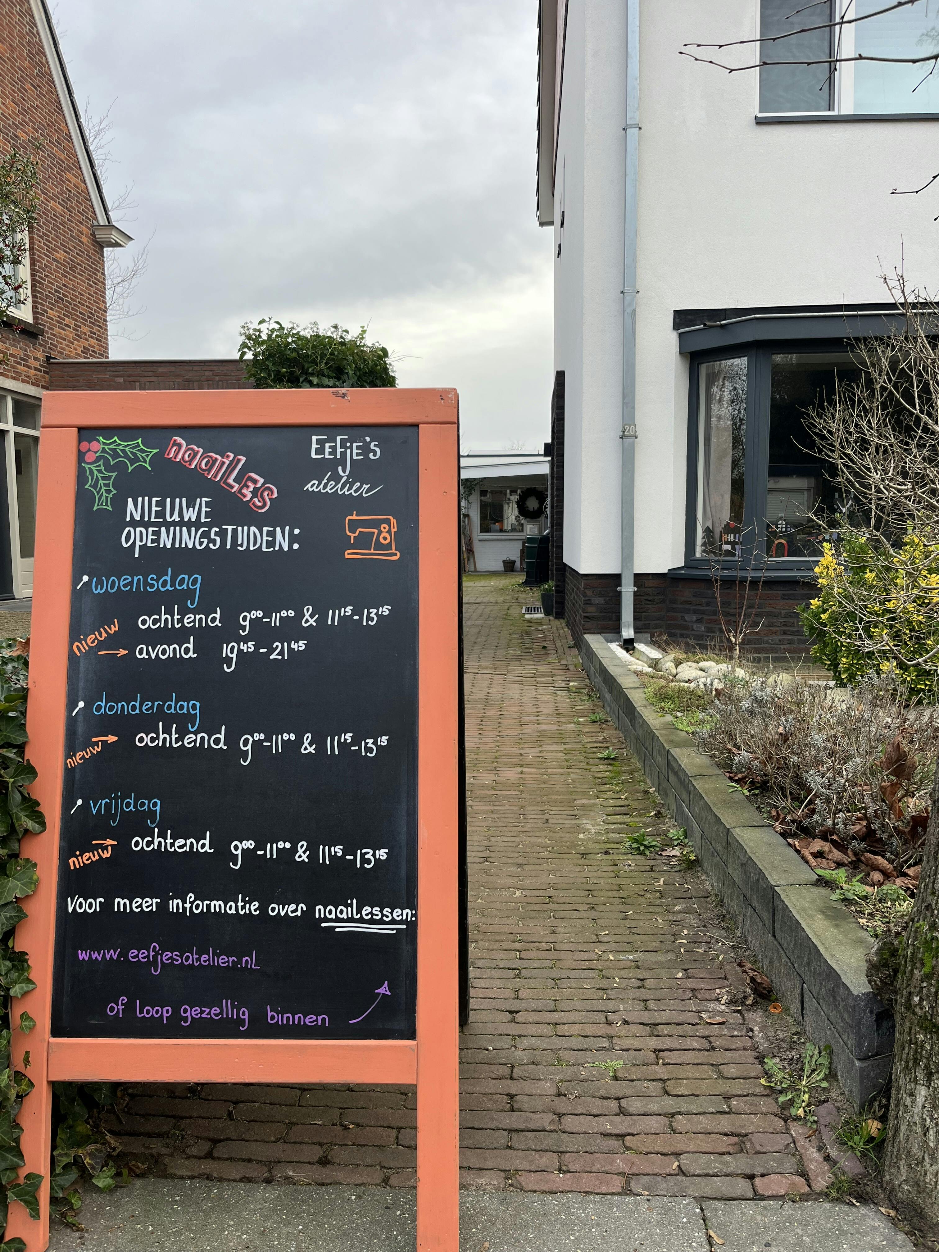 Naailes en workshops - Eefje’s Atelier