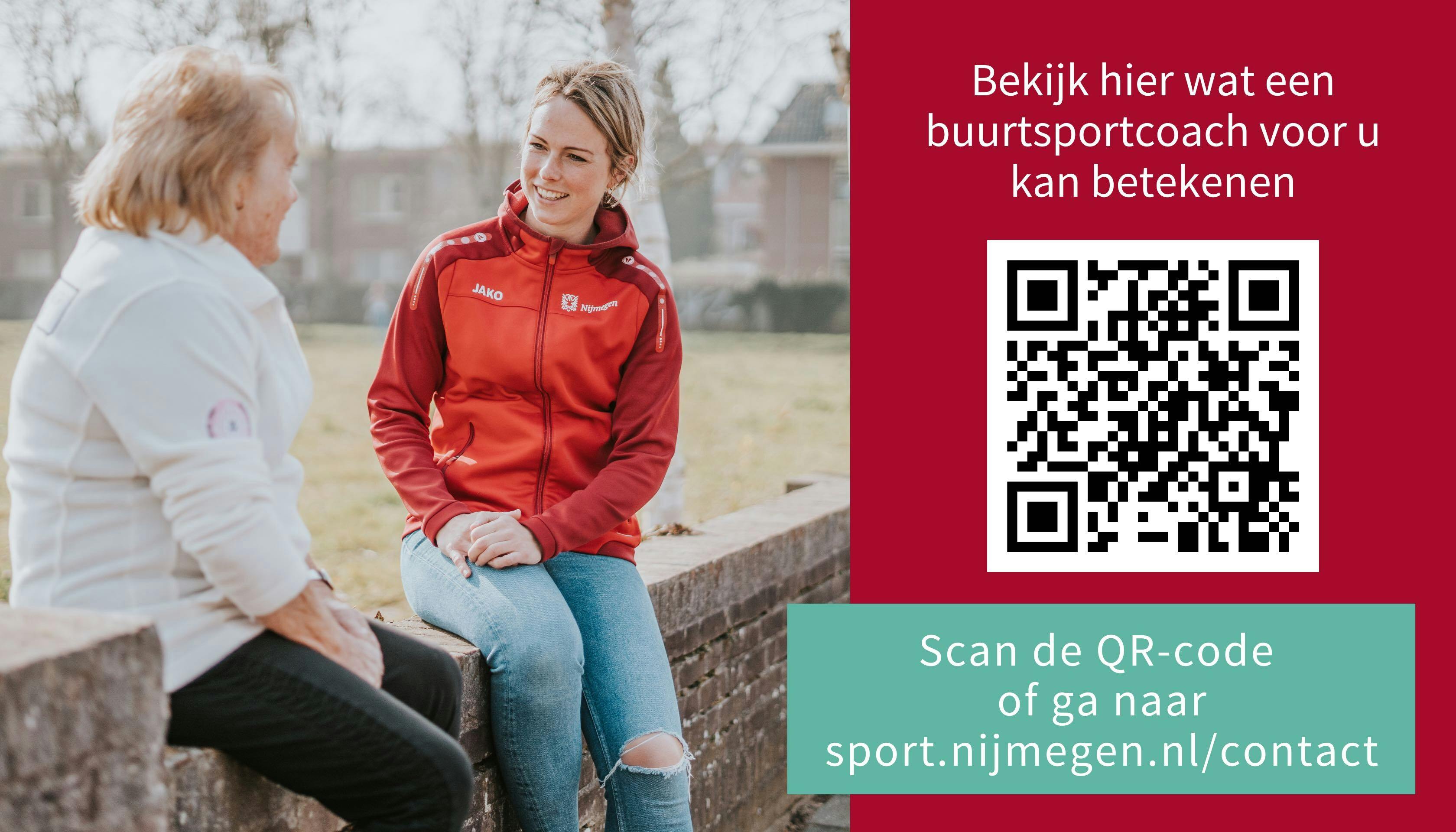 De buurtsportcoach helpt u om (weer) met plezier in beweging te komen