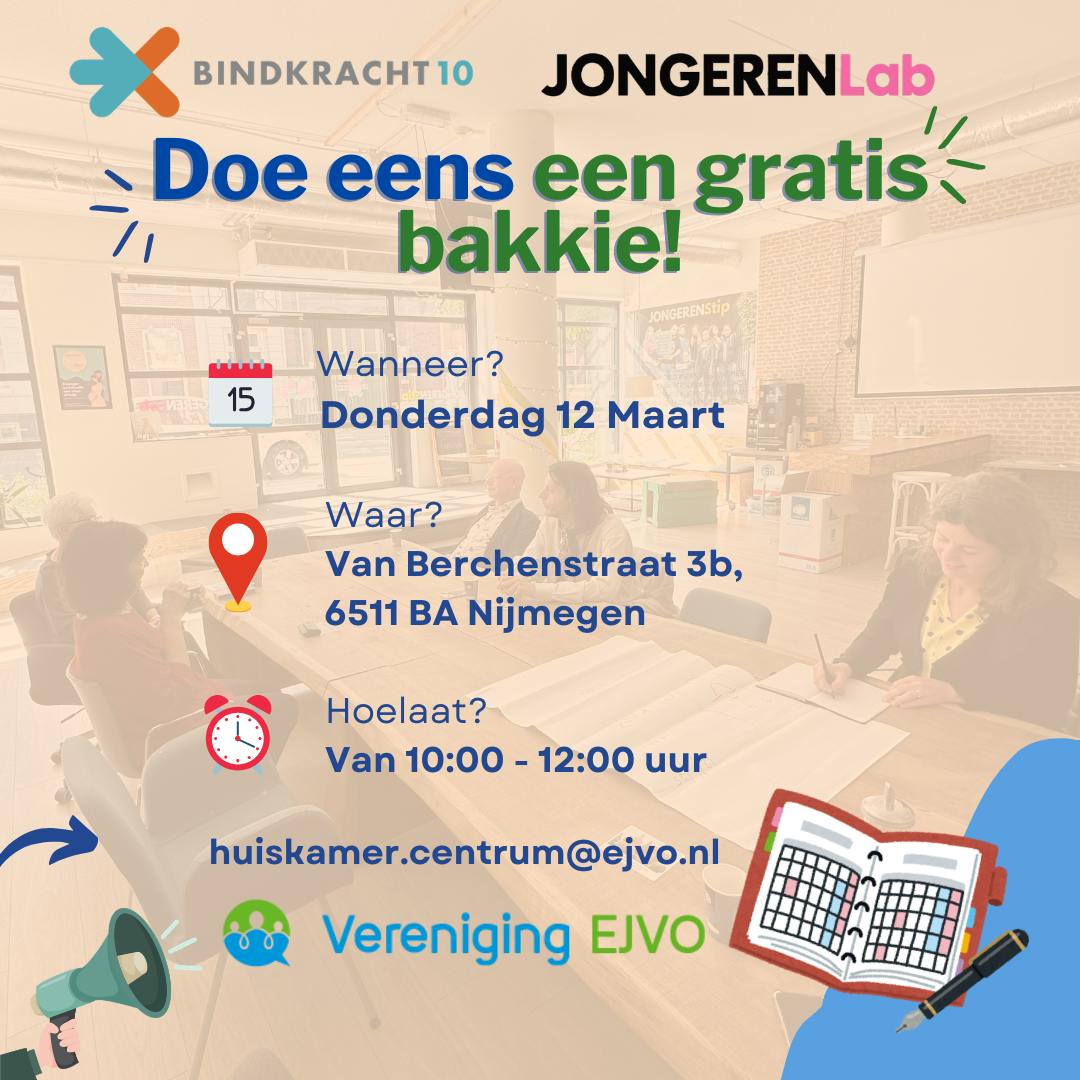 Ontmoet anderen tijdens Koffieochtend Nijmegen Centrum