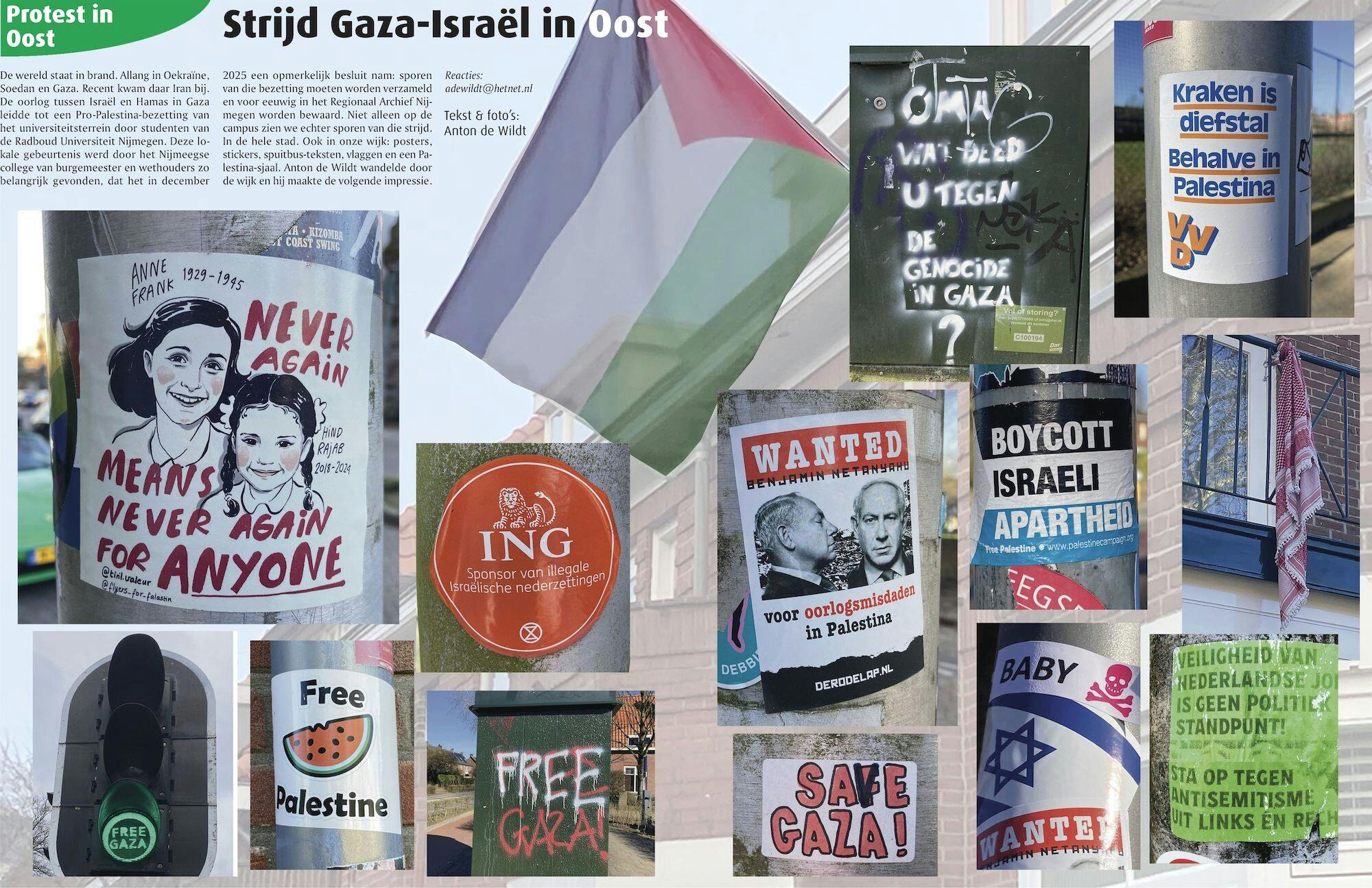 Strijd Gaza-Israël in Nijmegen-Oost