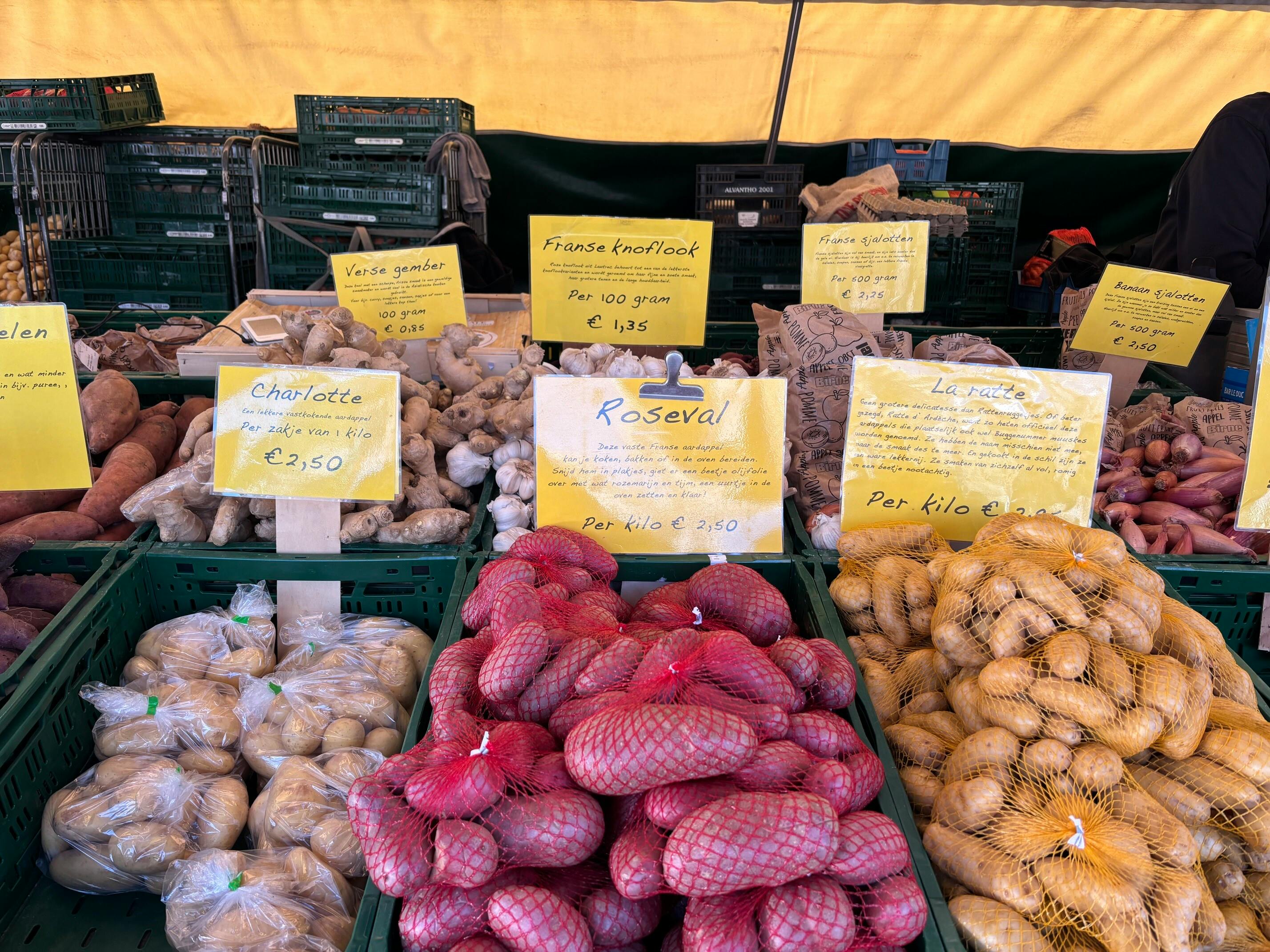 De wandelaar op pad: naar de markt