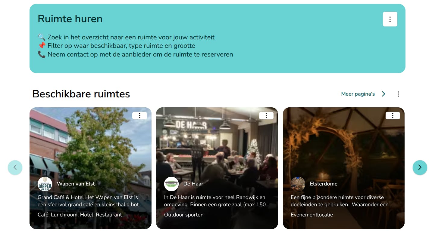 Hoe gemeente Overbetuwe vraag en aanbod van ruimtes omzet in ontmoeting met het Makelpunt