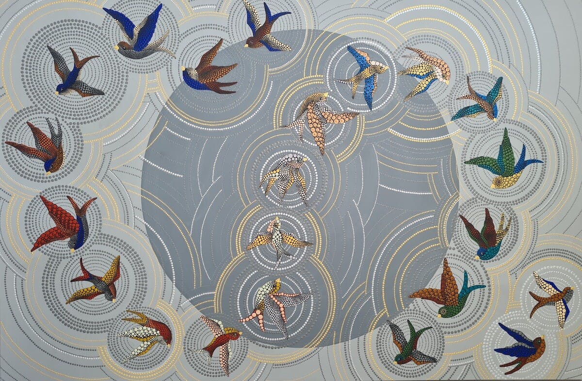 Stipkunst in het Kerkje van Persingen tijdens Pinksterweekend